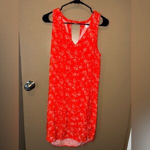 Old Navy Vibrant Red Backless Dress